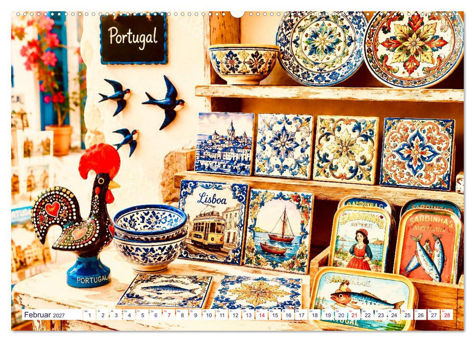 Souvenirs aus Europa (CALVENDO Premium Wandkalender 2027)