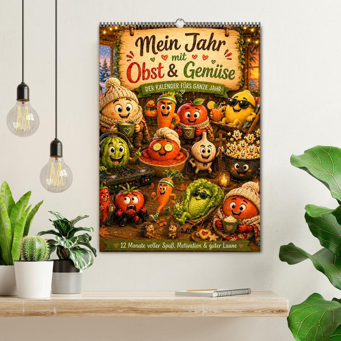 Frucht & Gemüse mit Gefühl (CALVENDO Wandkalender 2027)