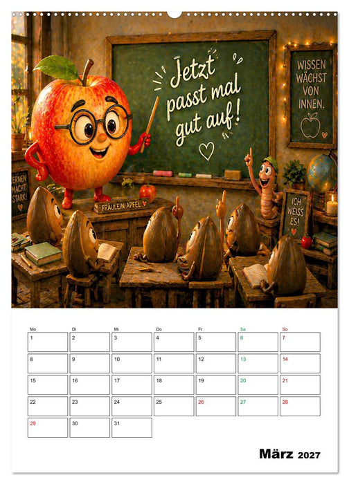 Frucht & Gemüse mit Gefühl (CALVENDO Wandkalender 2027)