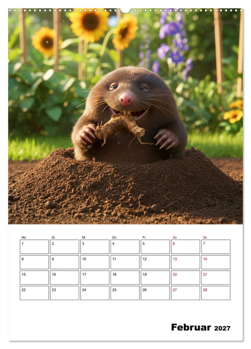 Die kleinen Stars des Gartens (CALVENDO Premium Wandkalender 2027)