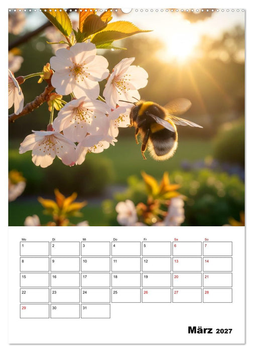Die kleinen Stars des Gartens (CALVENDO Premium Wandkalender 2027)