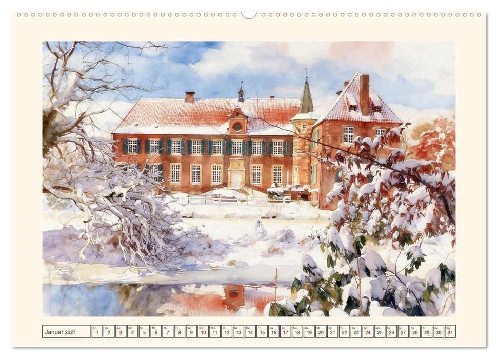 Naherholung im Kreis Borken (CALVENDO Premium Wandkalender 2027)