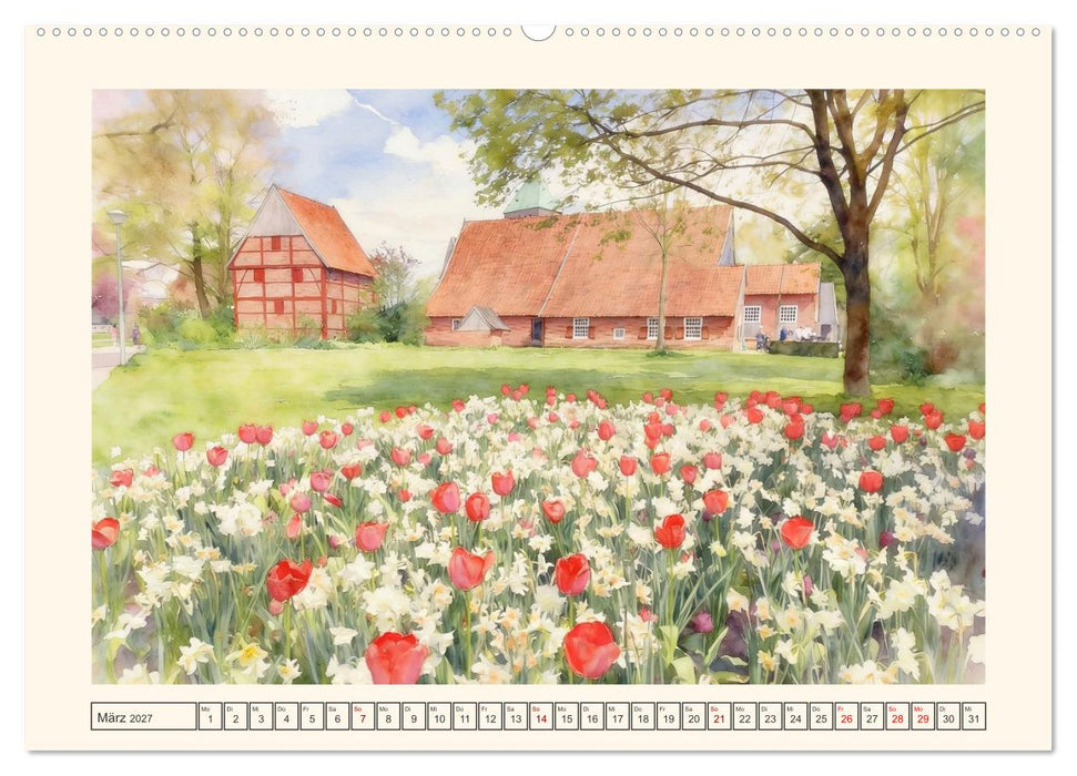 Naherholung im Kreis Borken (CALVENDO Premium Wandkalender 2027)