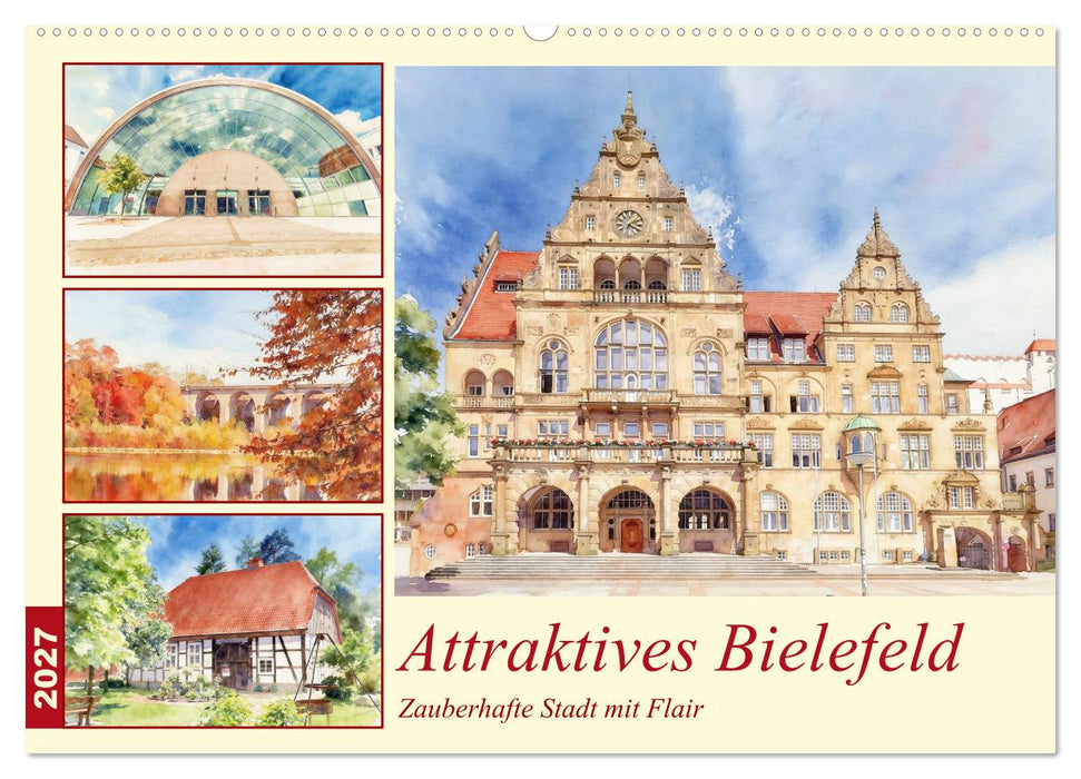 Attraktives Bielefeld (CALVENDO Wandkalender 2027)