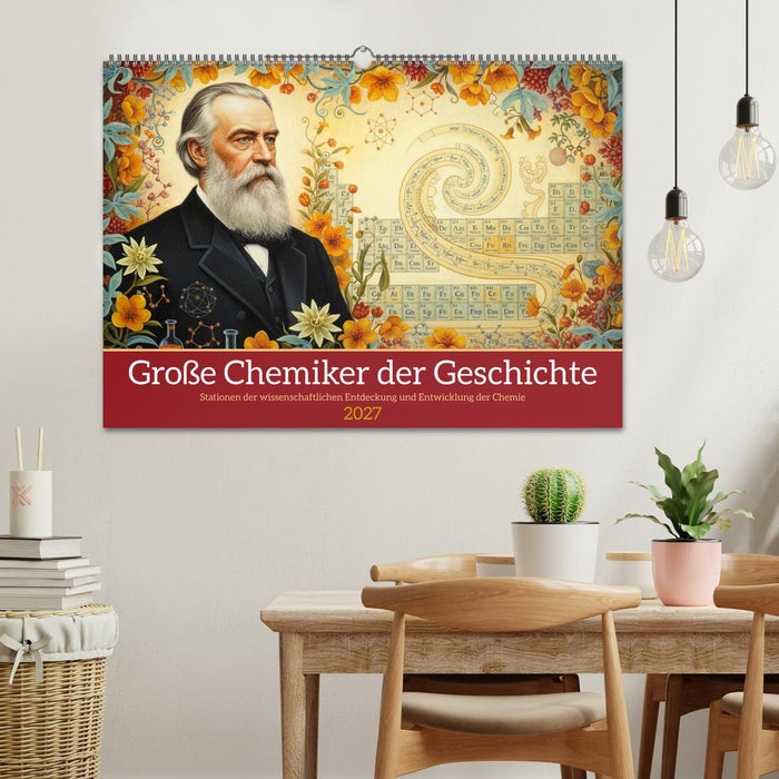 Große Chemiker der Geschichte (CALVENDO Wandkalender 2027)