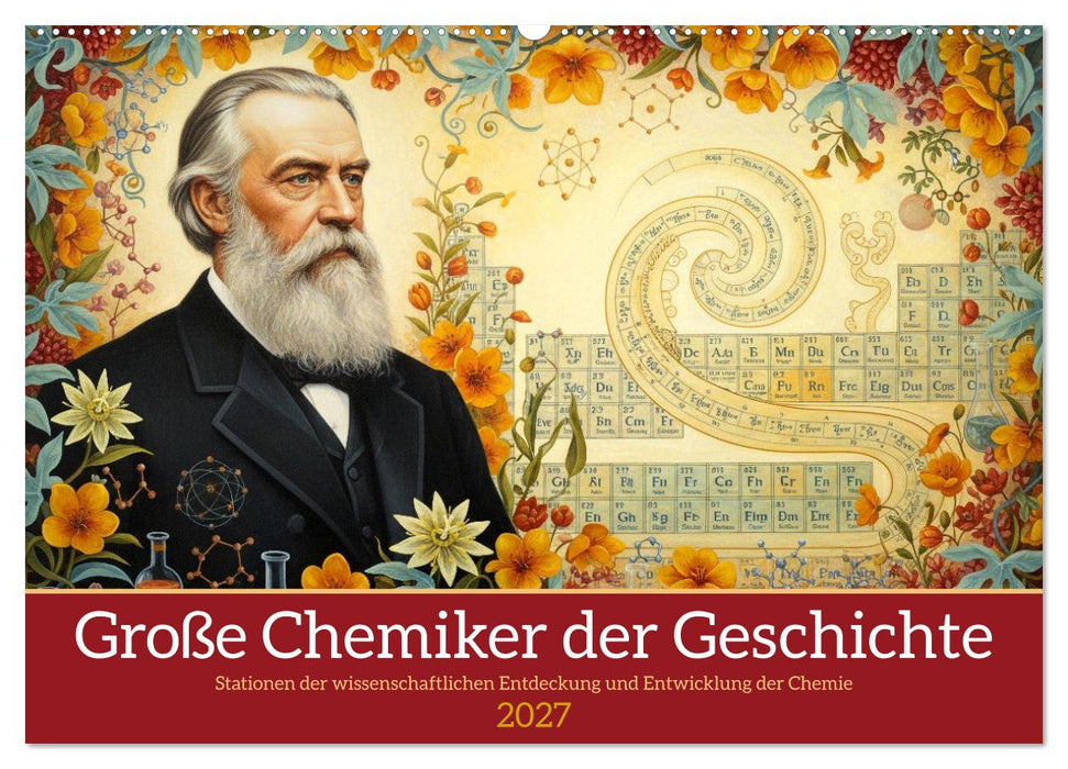 Große Chemiker der Geschichte (CALVENDO Wandkalender 2027)
