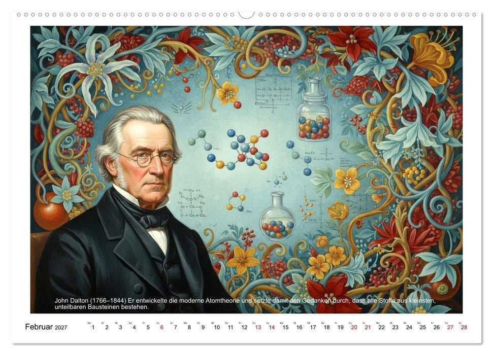 Große Chemiker der Geschichte (CALVENDO Wandkalender 2027)