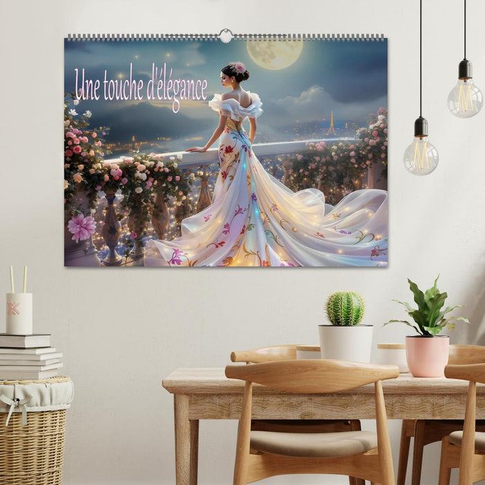 Une touche d'élégance (CALVENDO Calendrier mensuel 2027)