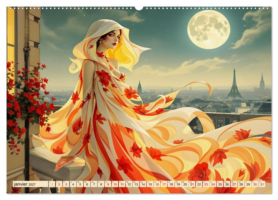Une touche d'élégance (CALVENDO Calendrier mensuel 2027)