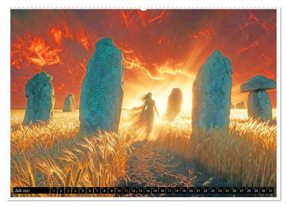 Keltischer Schatten (CALVENDO Premium Wandkalender 2027)