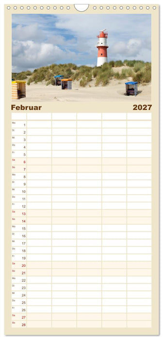 Borkum - Momente einer Reise (CALVENDO Familienplaner 2027)