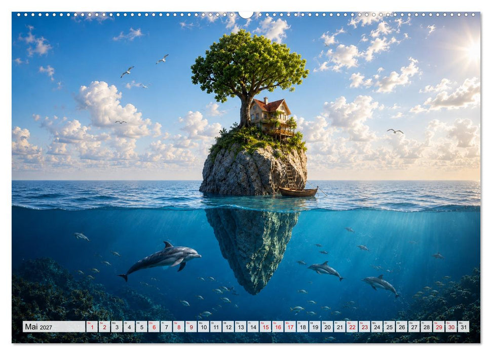 Fantastische Illusionen - Mystischer Kunstkalender (CALVENDO Wandkalender 2027)