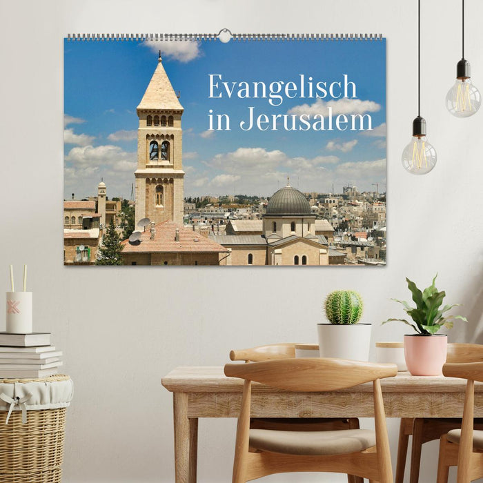 Evangelisch in Jerusalem (CALVENDO Wandkalender 2027)