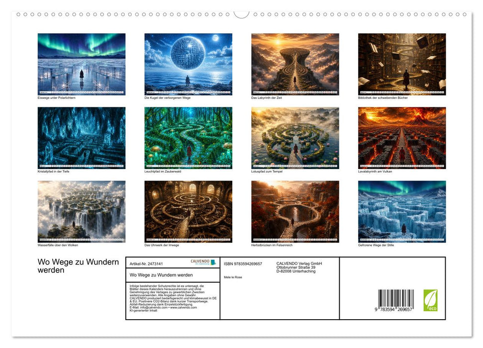 Wo Wege zu Wundern werden (CALVENDO Premium Wandkalender 2027)