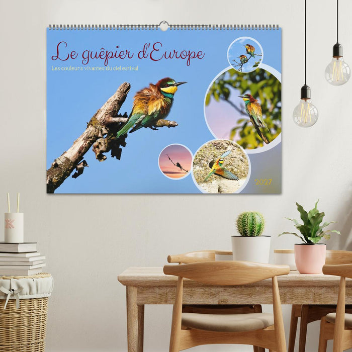 Le guêpier d'Europe (CALVENDO Calendrier mensuel 2027)