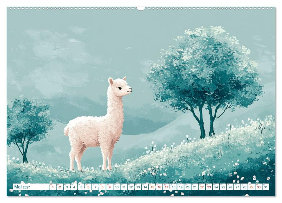 Fell Feder Pfote und Herz (CALVENDO Premium Wandkalender 2027)