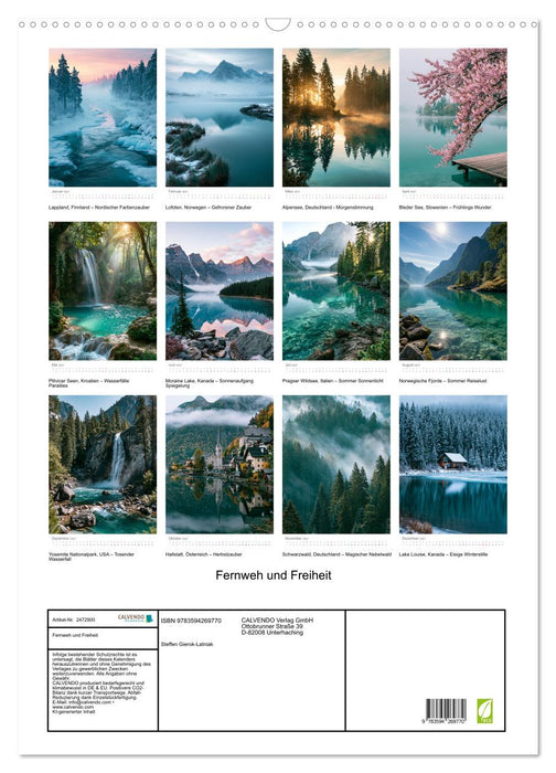 Fernweh und Freiheit (CALVENDO Wandkalender 2027)