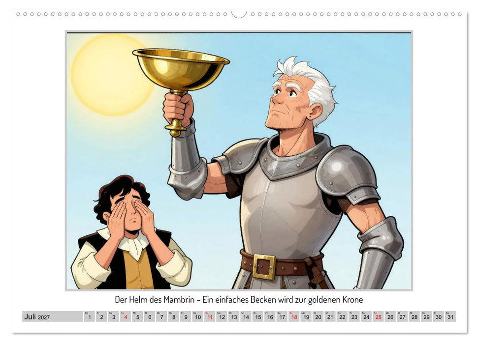 Don Quijotes Abenteuer in der La Mancha (CALVENDO Premium Wandkalender 2027)