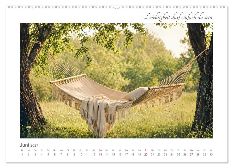 Dort, wo es leiser wird - Zwölf Orte zum Ankommen, Durchatmen und Verweilen (CALVENDO Wandkalender 2027)