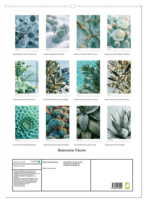 Botanische Träume (CALVENDO Wandkalender 2027)