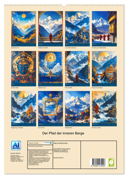 Der Pfad der inneren Berge (CALVENDO Premium Wandkalender 2027)