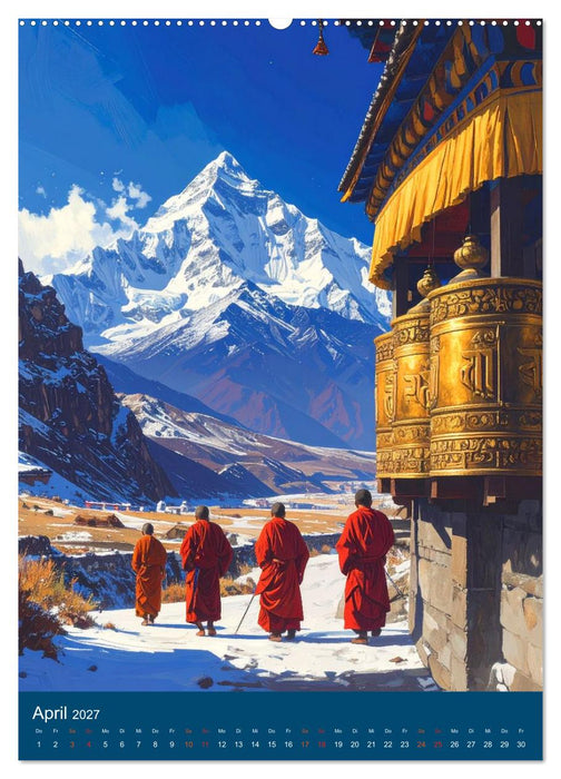 Der Pfad der inneren Berge (CALVENDO Premium Wandkalender 2027)