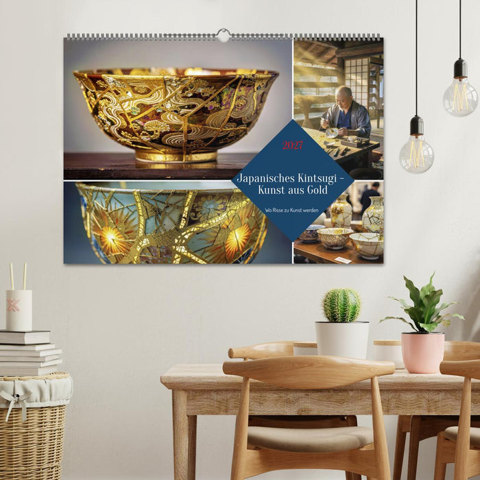 Japanisches Kintsugi - Kunst aus Gold (CALVENDO Wandkalender 2027)