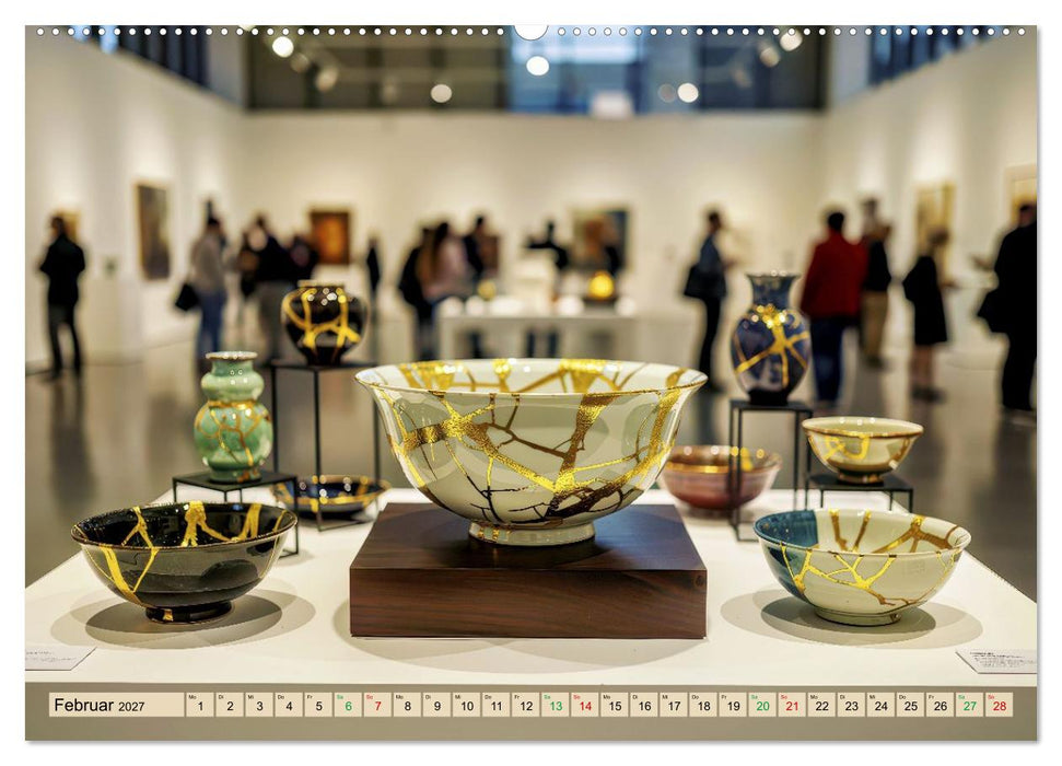 Japanisches Kintsugi - Kunst aus Gold (CALVENDO Wandkalender 2027)