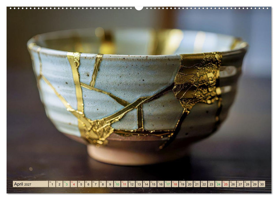 Japanisches Kintsugi - Kunst aus Gold (CALVENDO Wandkalender 2027)