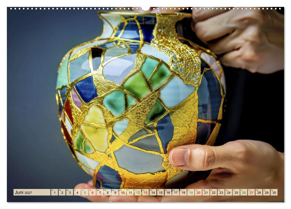 Japanisches Kintsugi - Kunst aus Gold (CALVENDO Wandkalender 2027)