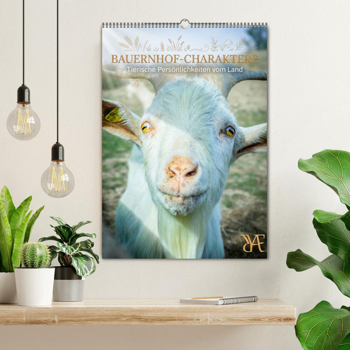 Bauernhof-Charaktere - Tierische Persönlichkeiten vom Land (CALVENDO Wandkalender 2027)