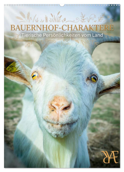 Bauernhof-Charaktere - Tierische Persönlichkeiten vom Land (CALVENDO Wandkalender 2027)