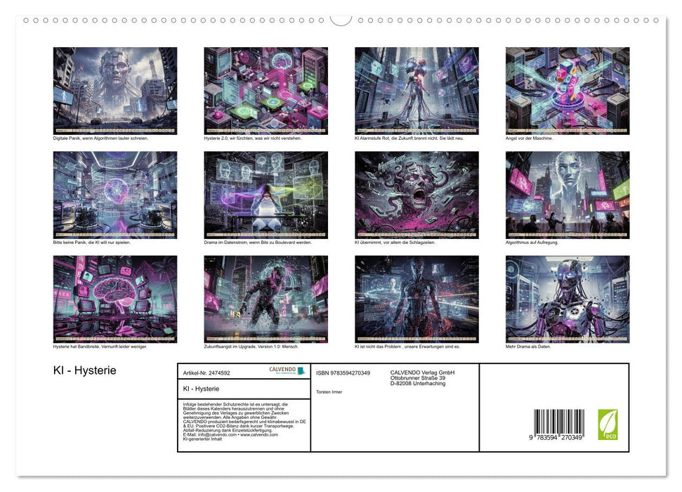 KI - Hysterie (CALVENDO Premium Wandkalender 2027)