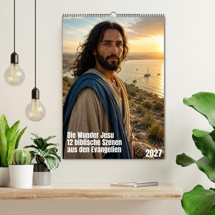 Die Wunder Jesu - 12 biblische Szenen aus den Evangelien (CALVENDO Wandkalender 2027)