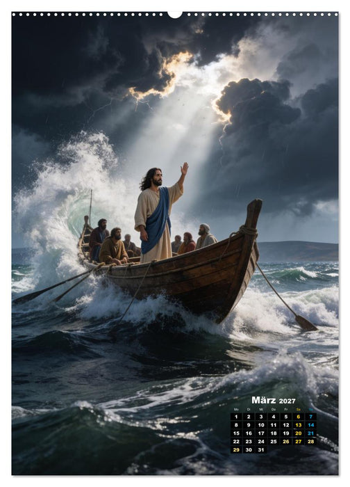 Die Wunder Jesu - 12 biblische Szenen aus den Evangelien (CALVENDO Wandkalender 2027)