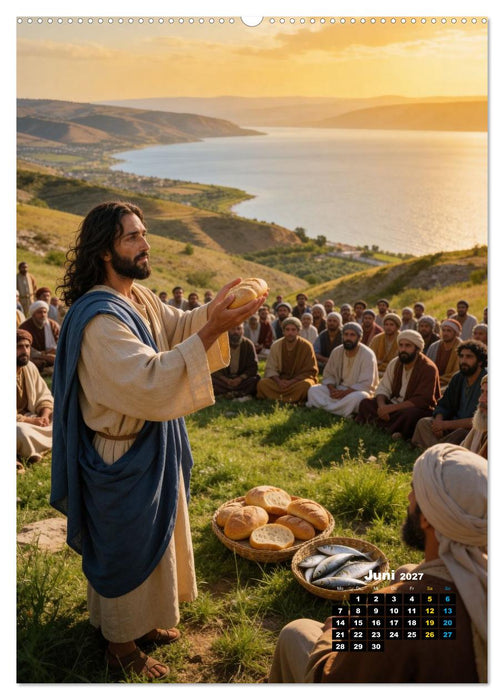 Die Wunder Jesu - 12 biblische Szenen aus den Evangelien (CALVENDO Wandkalender 2027)
