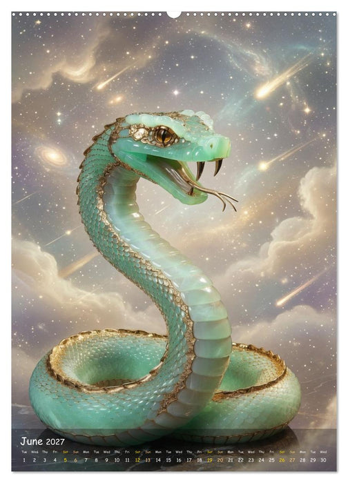 Jade Empire Zodiac (CALVENDO Monthly Calendar 2027)