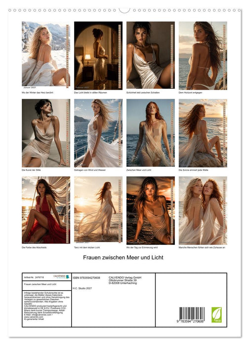 Frauen zwischen Meer und Licht (CALVENDO Premium Wandkalender 2027)