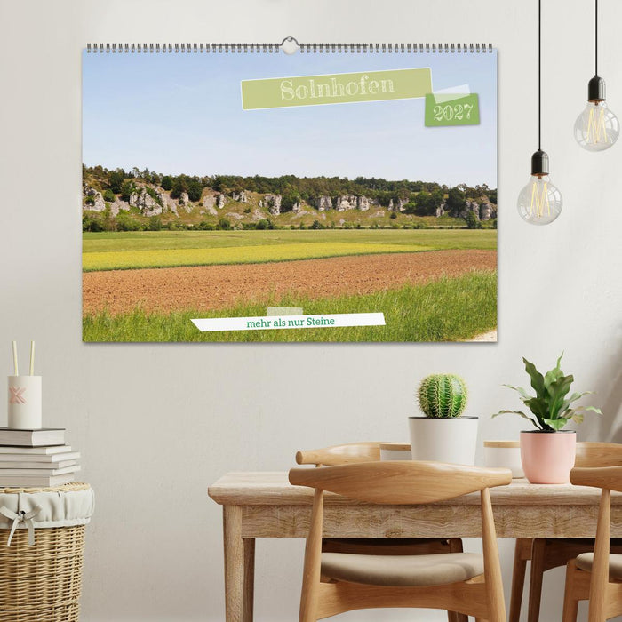 Solnhofen - mehr als nur Steine (CALVENDO Wandkalender 2027)
