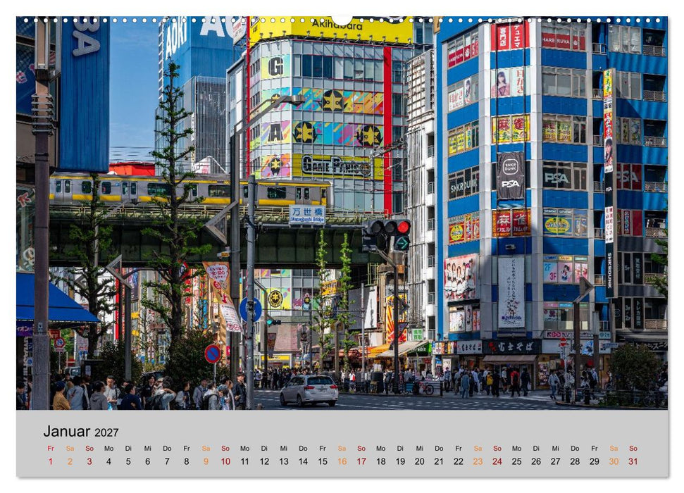Tokio. Die faszinierende Metropole Japans (CALVENDO Premium Wandkalender 2027)