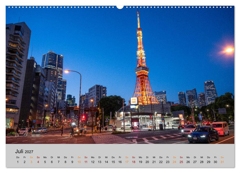Tokio. Die faszinierende Metropole Japans (CALVENDO Premium Wandkalender 2027)
