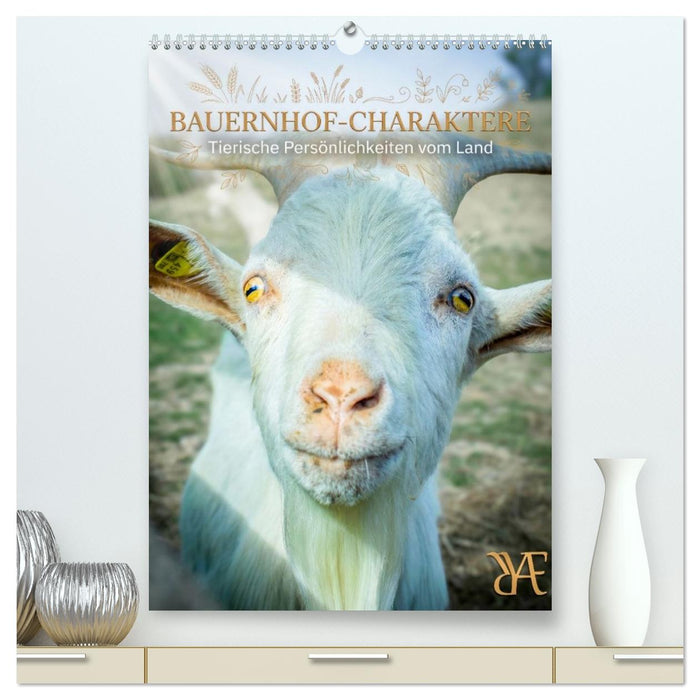 Bauernhof-Charaktere - Tierische Persönlichkeiten vom Land (CALVENDO Premium Wandkalender 2027)