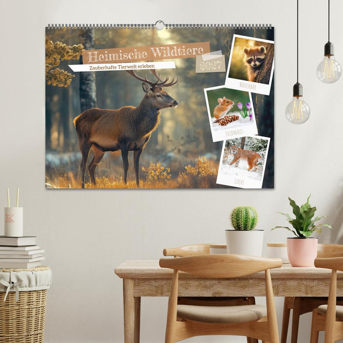 Heimische Wildtiere - Das Vermächtnis der Natur (CALVENDO Wandkalender 2027)