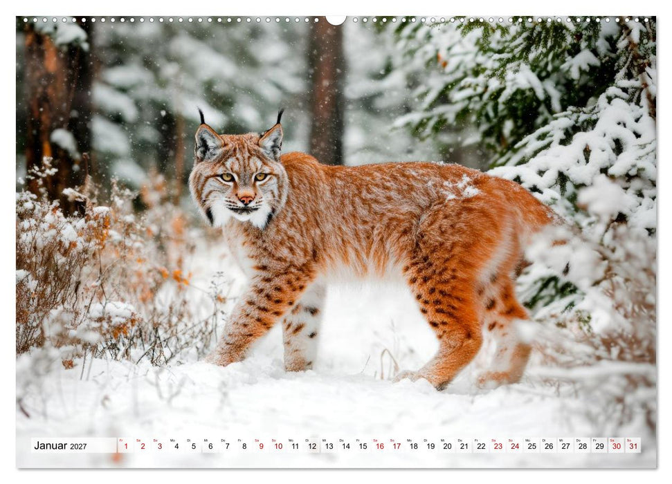 Heimische Wildtiere - Das Vermächtnis der Natur (CALVENDO Wandkalender 2027)