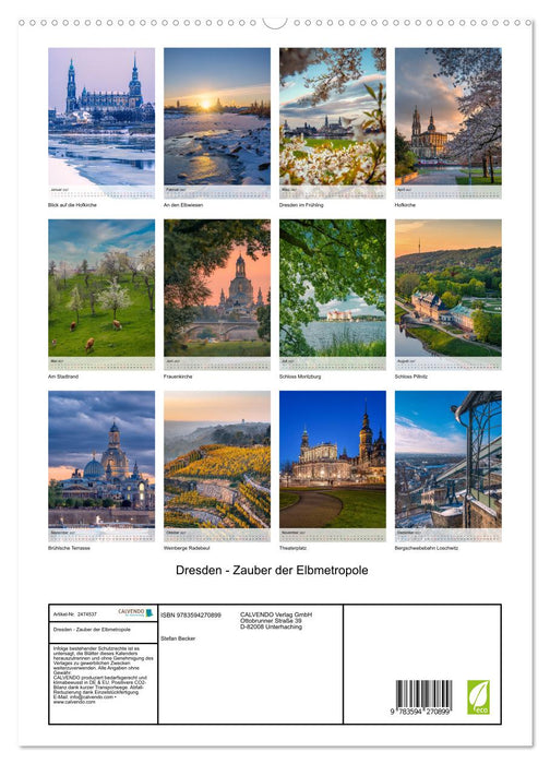 Dresden - Zauber der Elbmetropole (CALVENDO Premium Wandkalender 2027)