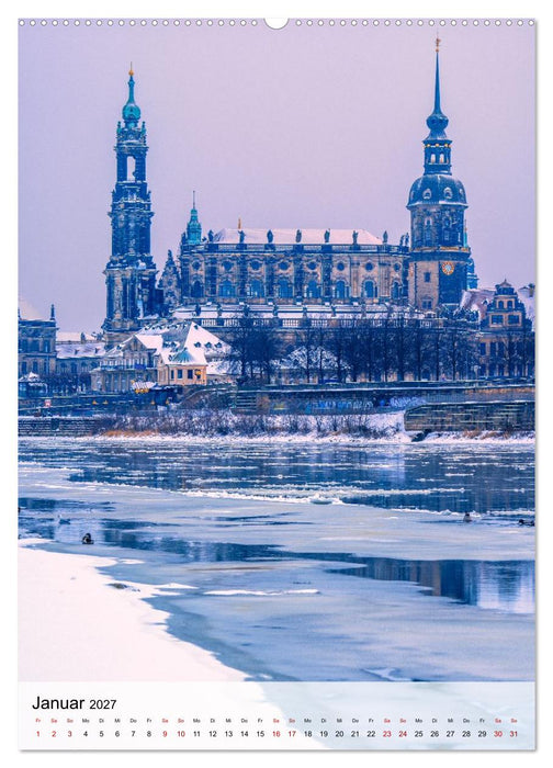 Dresden - Zauber der Elbmetropole (CALVENDO Premium Wandkalender 2027)
