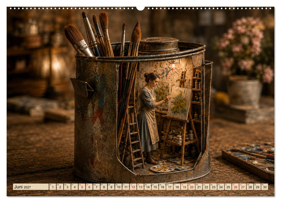 Nostalgie voller Leben (CALVENDO Premium Wandkalender 2027)