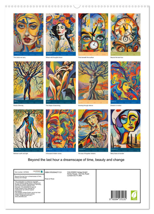 Beyond the last hour a dreamscape of time, beauty and change (CALVENDO Premium-Calendar 2027)
