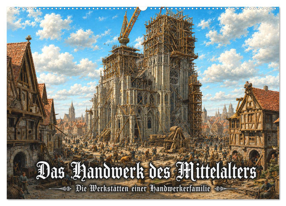 Das Handwerk des Mittelalters – Die Werkstätten einer Handwerkerfamilie (CALVENDO Wandkalender 2027)