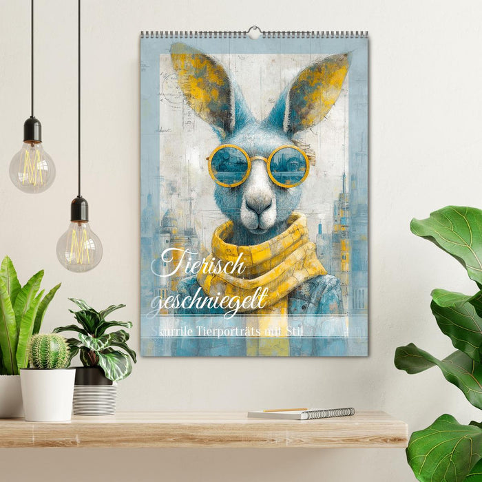 Tierisch geschniegelt (CALVENDO Wandkalender 2027)